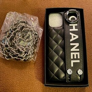 Quilted leather iPhone 11 Pro case